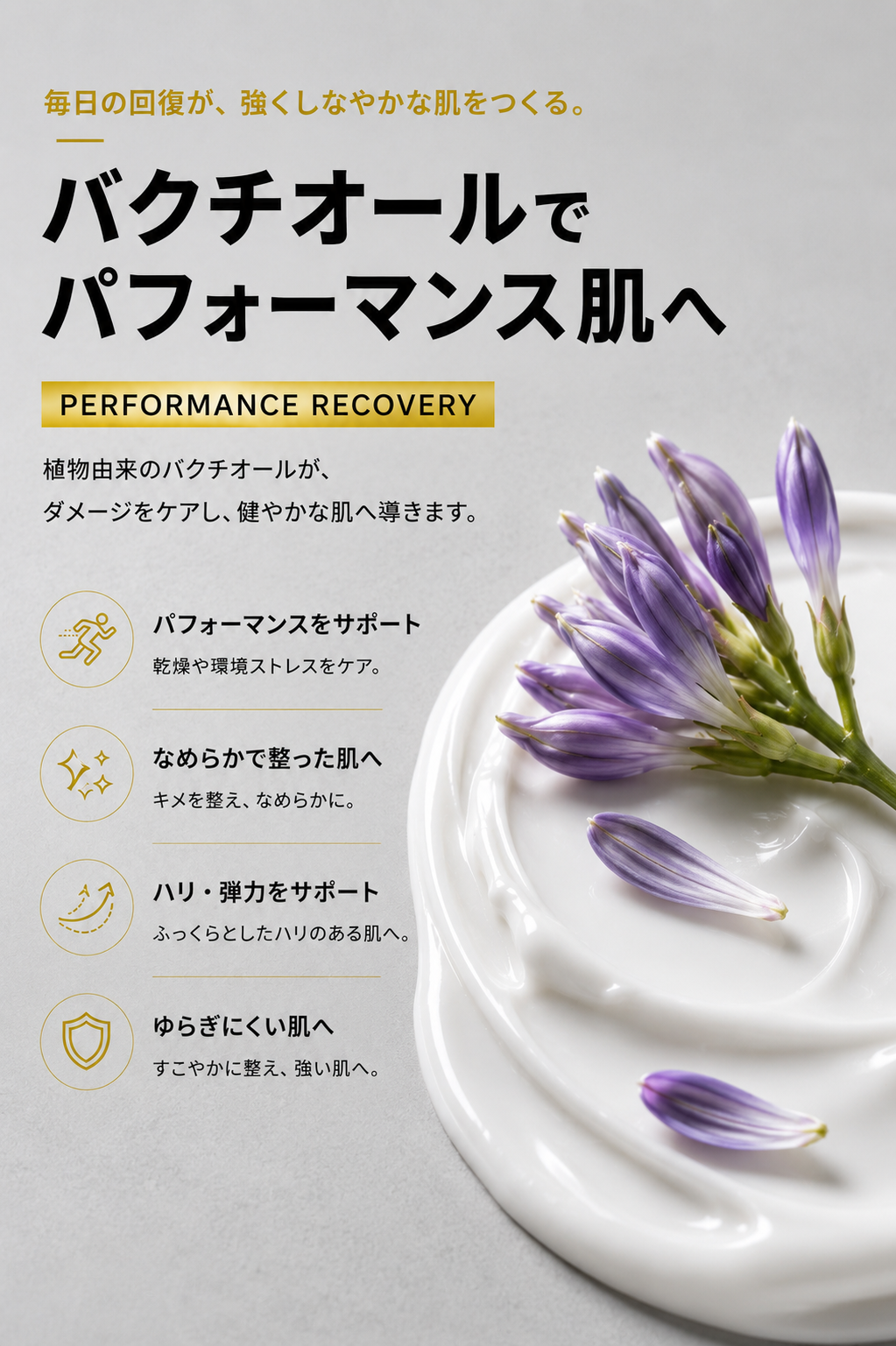 M1-H: バクチオール・セラミド配合 多重ヒアルロン酸 バリアクリーム